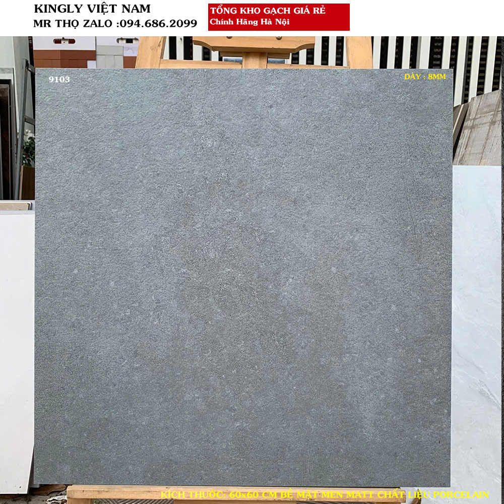 Gạch lát nền giá rẻ 60x60 Prime loại A2 9103